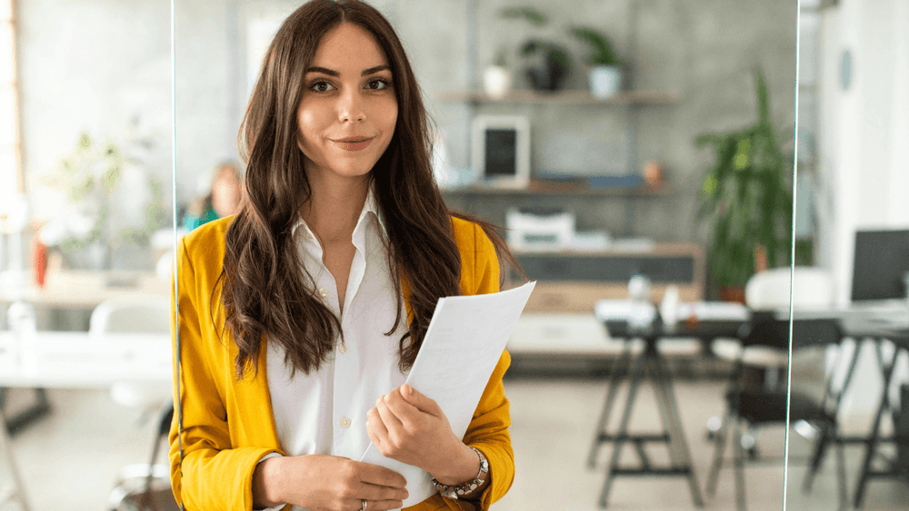 Recruiter Assessing the English level of employees